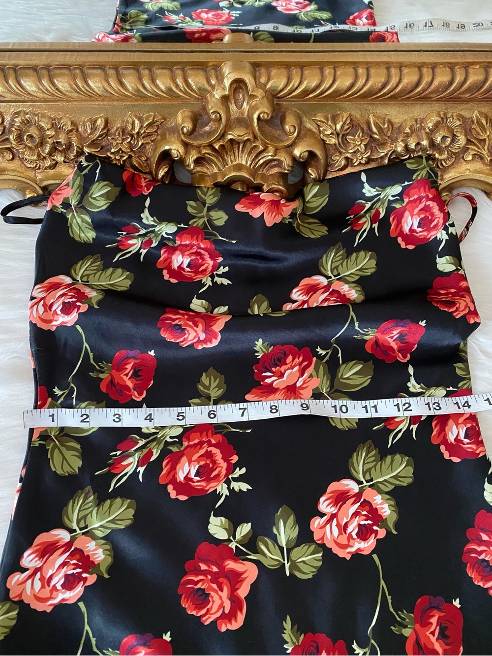 Audrey 3+1 Rose Print Dress - Picture 7 of 8